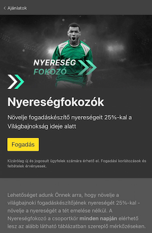 +25% nyereségfokozó a bet365-nél