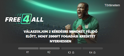 Bet365 Free4All ingyenes játék