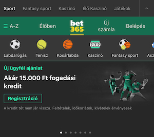 bet365 regisztráció első lépése