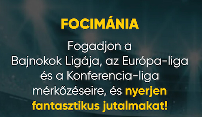 Focimánia játék a 22beten.