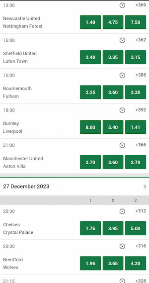 Boxing Day Unibet