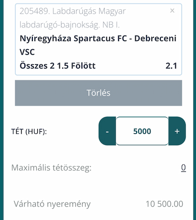 22bet bónusz kijátszás