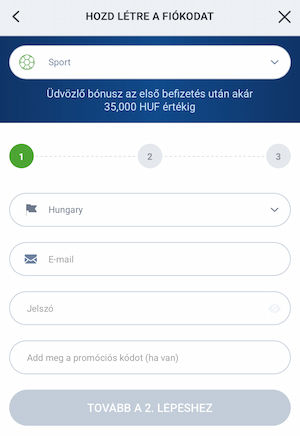 20bet regisztráció