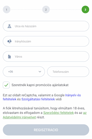 20bet regisztráció